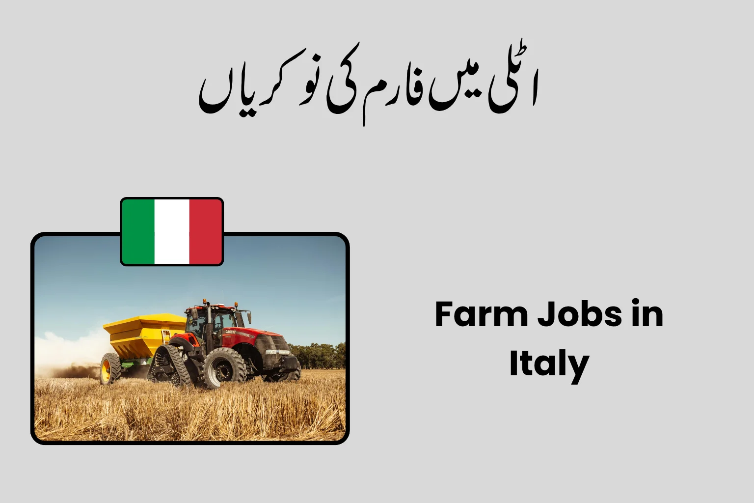 Farm Jobs in Italy