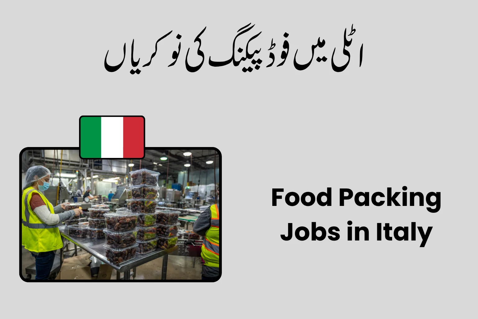 Food Packing Jobs in Italy