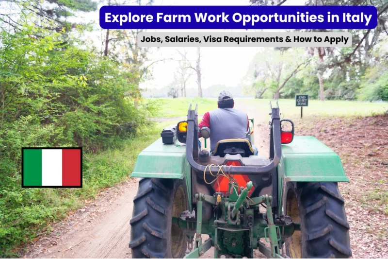 Explore Farm Work Opportunities in Italy: Jobs, Salaries, Visa Requirements & How to Apply